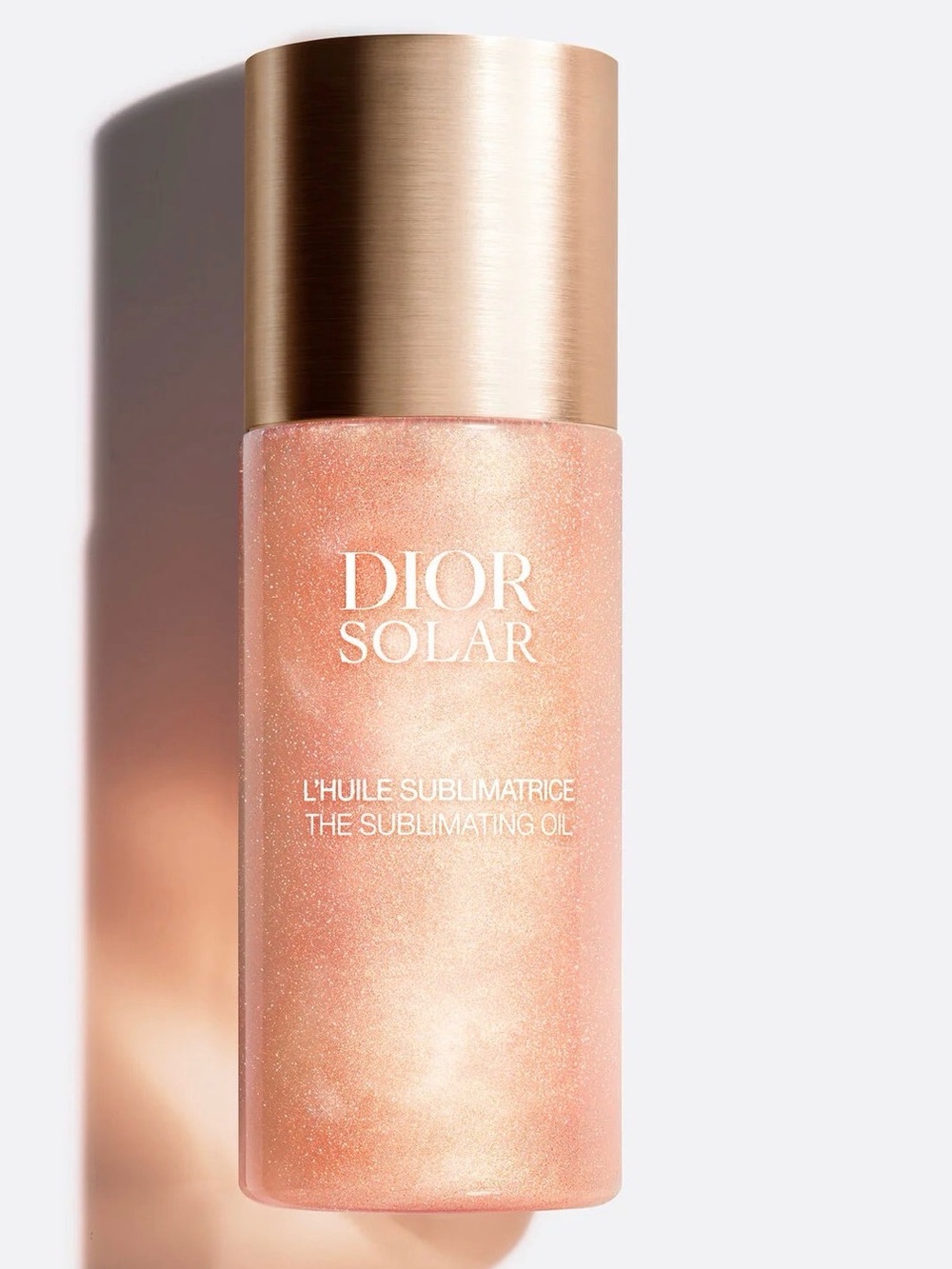 Dior Solar L'Huile Sublimatrice Shimmery Peach-Gold Highlighter Oil